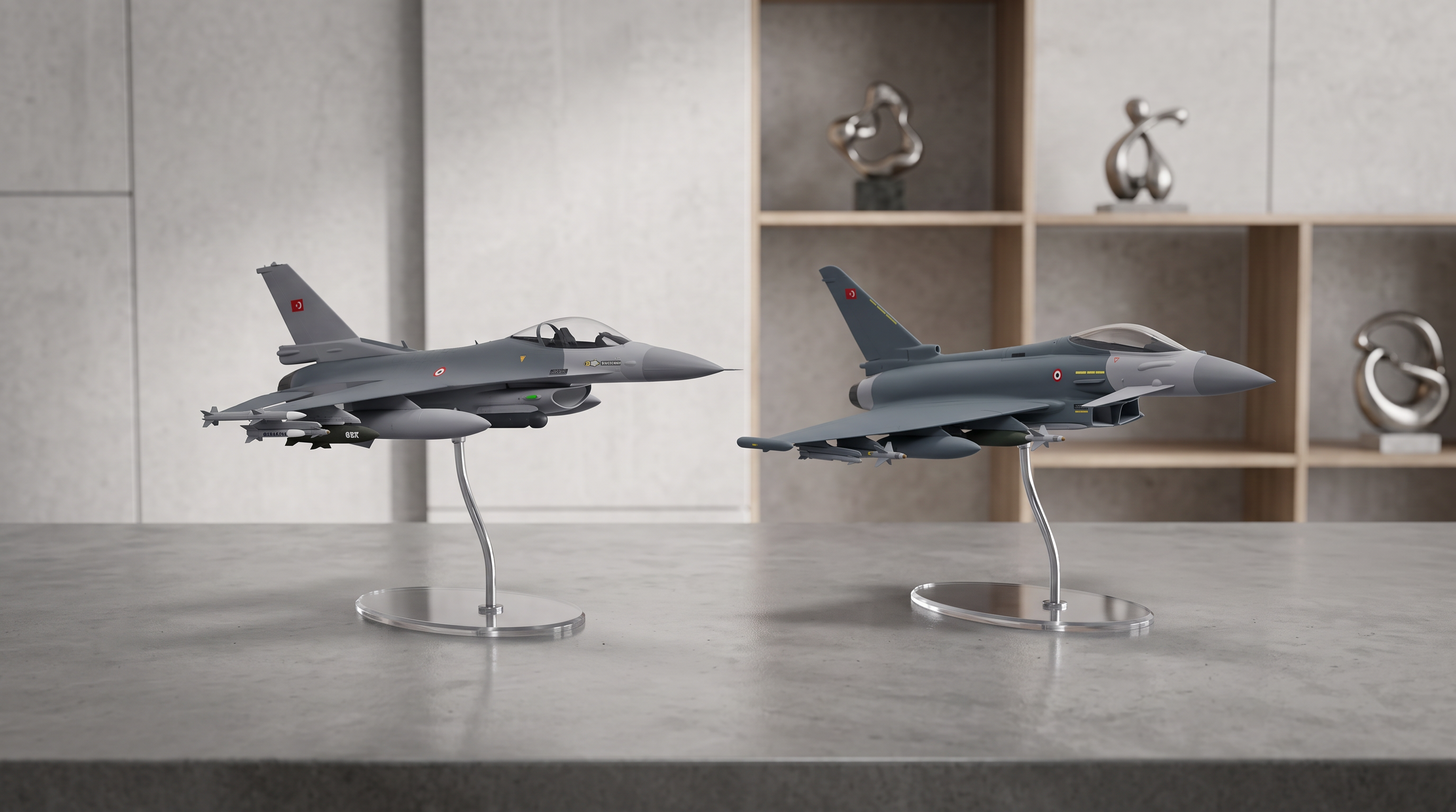Türk Hava Kuvvetleri Envanter Uçakları Seti (F-16C • EF-2000 Typhoon)